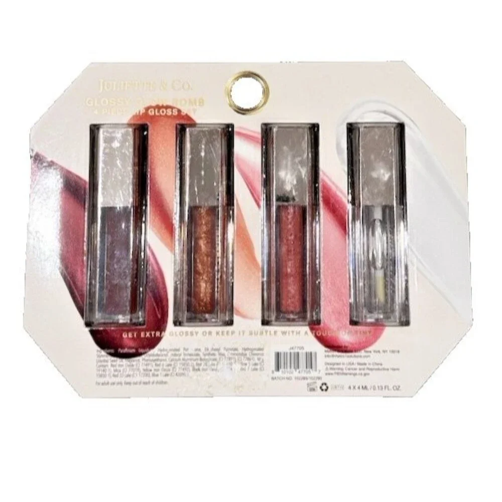 Juliette & Co Glossy Glow Bomb 4 Piece Lip Gloss Set